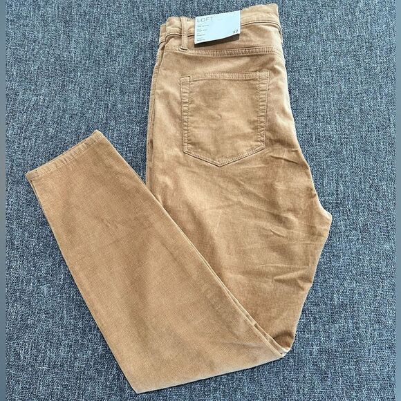 LOFT Tan Chinos Tapered Fit - Picture 1 of 8